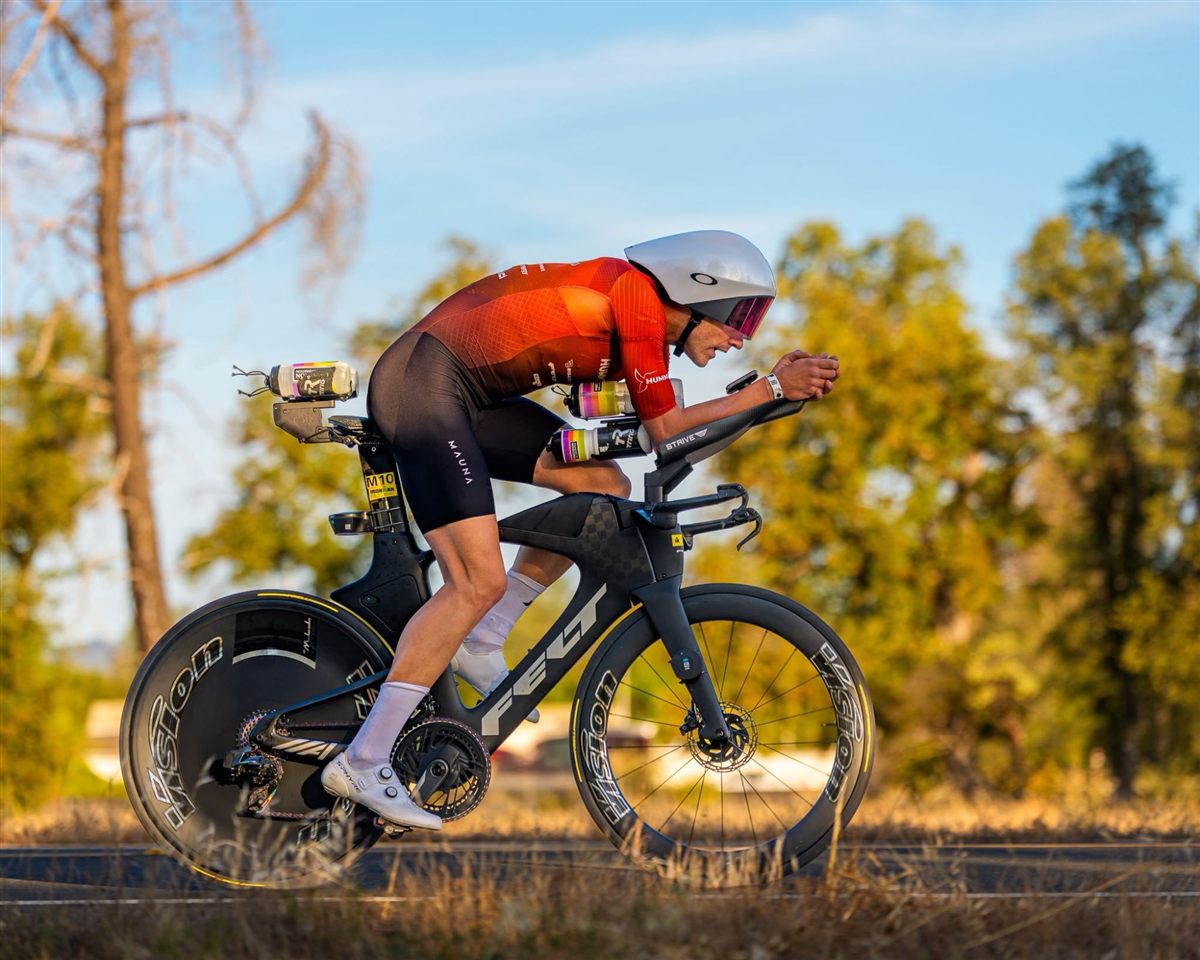 Luke Tasker racing on a Felt with the Strive Monobar